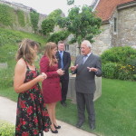 Princess Beatrice at the Princess Beatrice Memorial Garden, Carisbrooke Castle