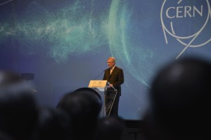 The Duke addresses Delegates at the Ceremony to mark the 60th Anniversary of CERN