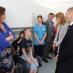 Princess Beatrice meets children at the Hospital