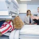 Princess Beatrice meets the Chairman of The Sick Kids Friends Foundation