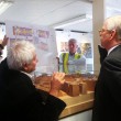 The Duke is briefed on The Francis Crick Institute Project by Sir Paul Nurse