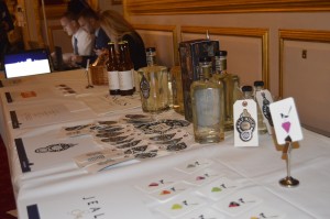 Food and Drink Entrepreneurs prepare their table at Pitch@Palace.