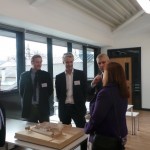 The Duke meets the Architect and Construction Team, UTC Swindon.