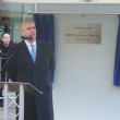 The Duke gives a speech to mark the opening of Trinity Square.