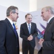 The Duke with Lord Browne of Madingley and Dr. Robert Langer, winner of The Queen Elizabeth Prize for Engineering, 2015.