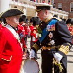 The Duke speaks with Chelsea Pensioners