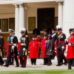 The Duke arrives to review the parade