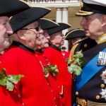 The Duke speaks with Chelsea Pensioners