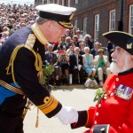 The Duke meets Bill Speakman VC