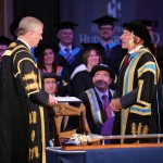 The Duke receives an Honorary Doctorate from Sir Patrick Stewart