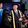 The Duke congratulates students on their graduation