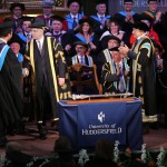 The Duke congratulates students on their graduation