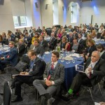 Entrepreneurs and guests listen at Dynamic Earth for Pitch@Palace On Tour Edinburgh