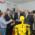 The Duke of York visits Fab Labs London.