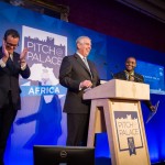 The Duke of York, Michael Hayman and Dr. Askwar Hilonga at Pitch@Palace Africa.