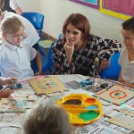 Princess Eugenie meets children taking part in the PIE Project, Newcastle