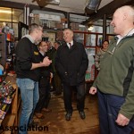 The Duke of York meets local shopkeepers, Tadcaster