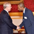 The Duke of York meets Kevin Davis, The Vine Trust