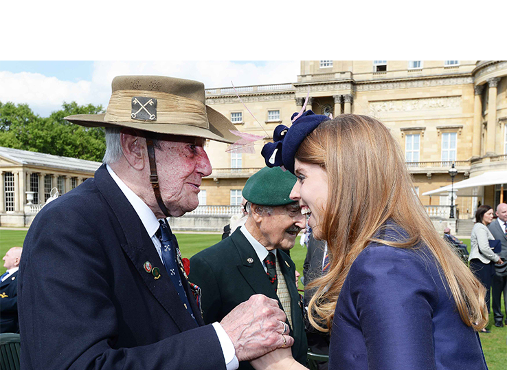 Princess Beatrice attends The Not Forgotten Garden Party