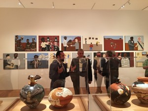 The Duke of York visits Queensland Art Gallery