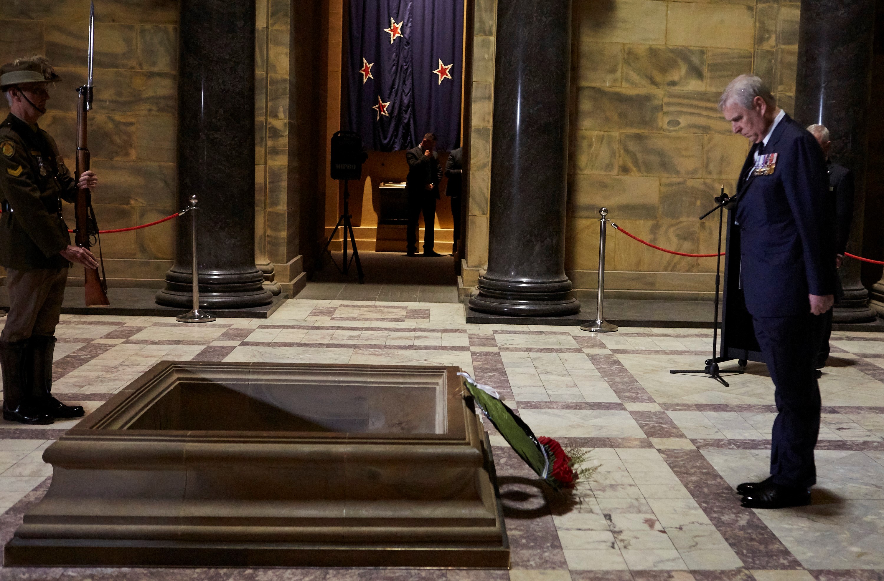 The Duke of York Visits the Shrine of Remembrance, Melbourne