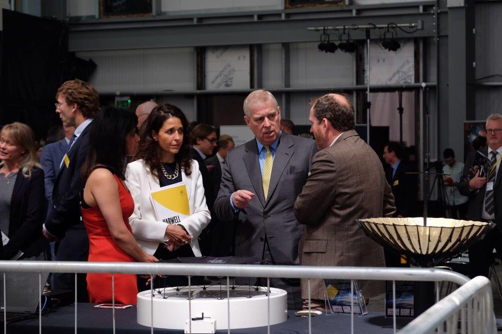 The Duke of York Visits Harwell Campus