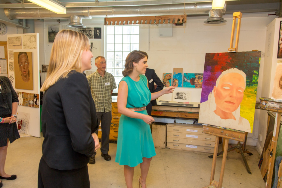 Princess Eugenie of York visits Marlborough College