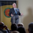 HRH The Duke of York, KG speaking at the National University of Public Service, Hungary