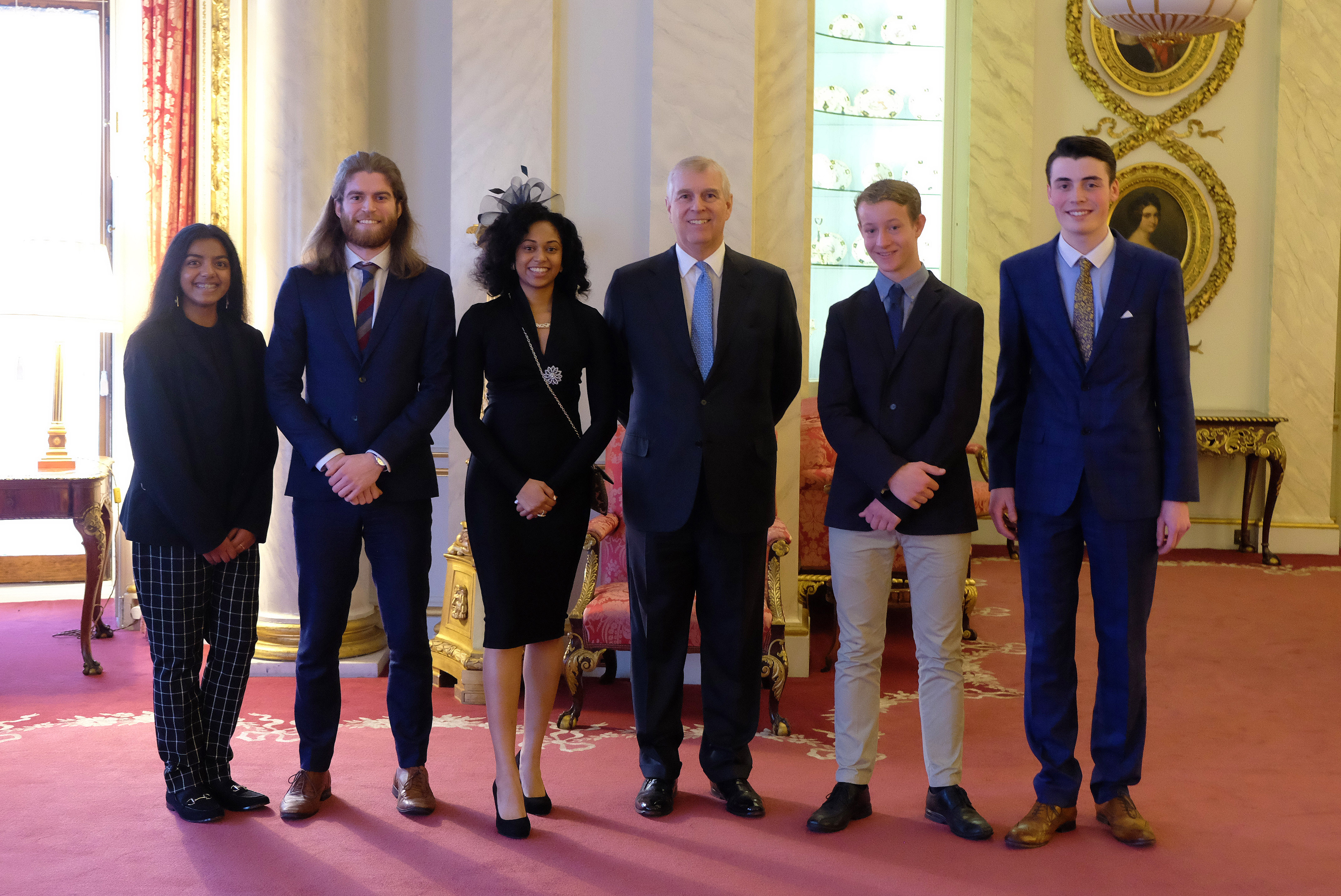 The Duke of York, Patron of British Exploring, meets The Duke's Explorers at Buckingham Palace