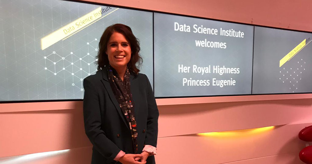 Princess Eugenie visits the Data Science Institute at Imperial College