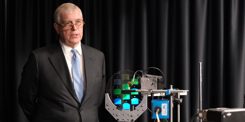 The Duke of York visits WaveOptics