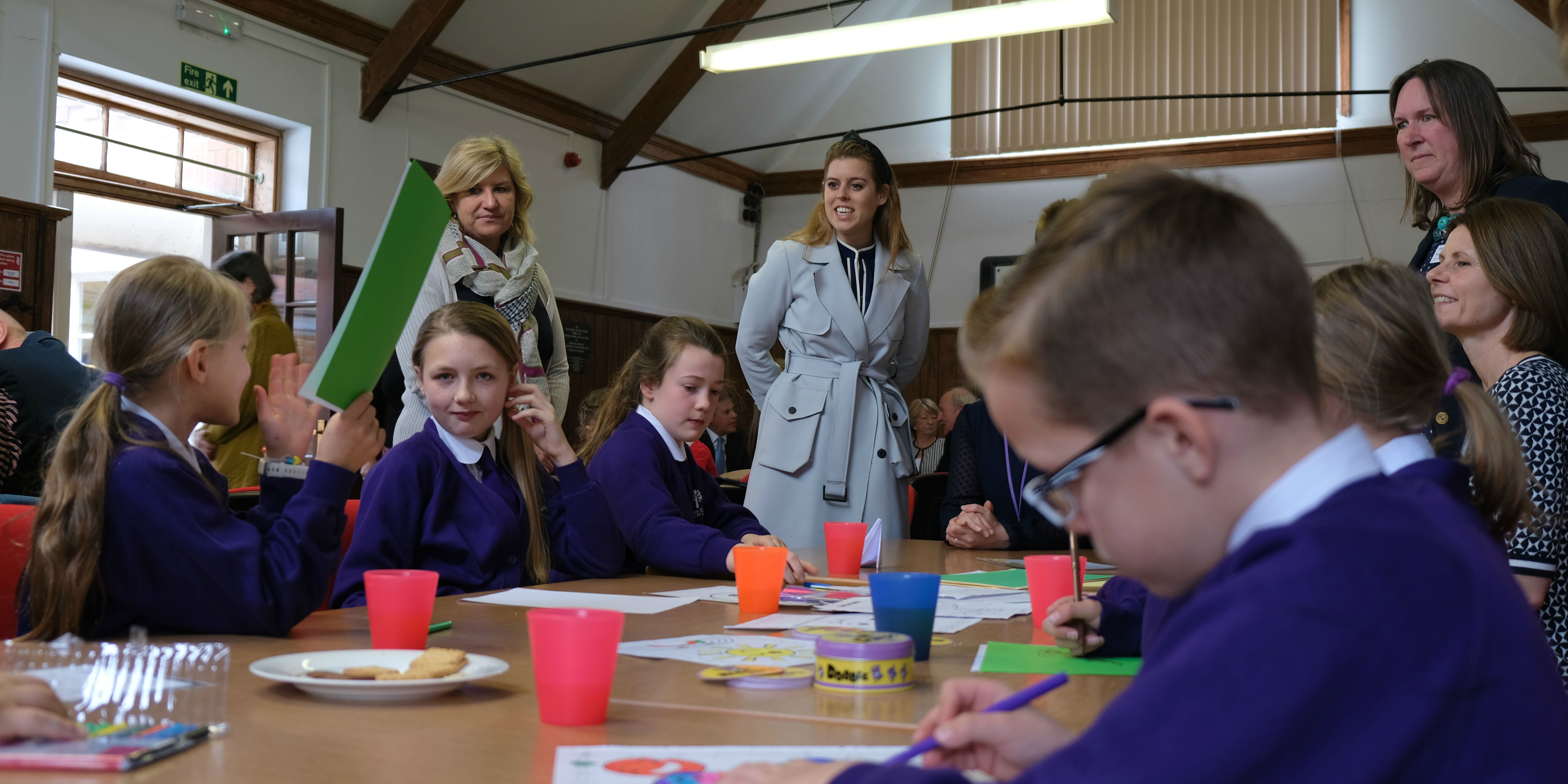 Princess Beatrice visits the Helen Arkell Dyslexia Centre