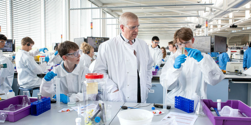 The Duke of York visits London Metropolitan University